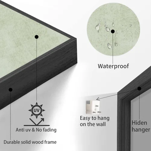Vista 3 de Impresiones en lienzo personalizadas con tus fotos para mascotas, impresiones de fotos familiares, lienzo personalizado, aleación de aluminio, arte