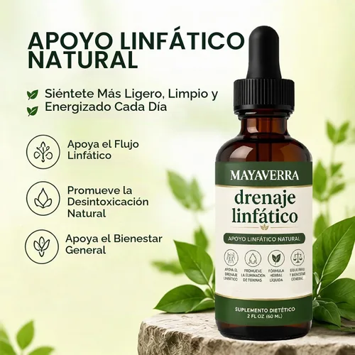 Vista 8 de Mayaverra Drenaje Linfático Gotas, mezclas de hierbas para el bienestar 1 pieza