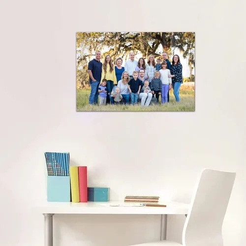 Vista 3 de LZIMU Impresiones de lienzo personalizadas con tus fotos, imágenes personalizadas de 4 x 6 pulgadas a lienzo para pared, personaliza tus fotos, arte