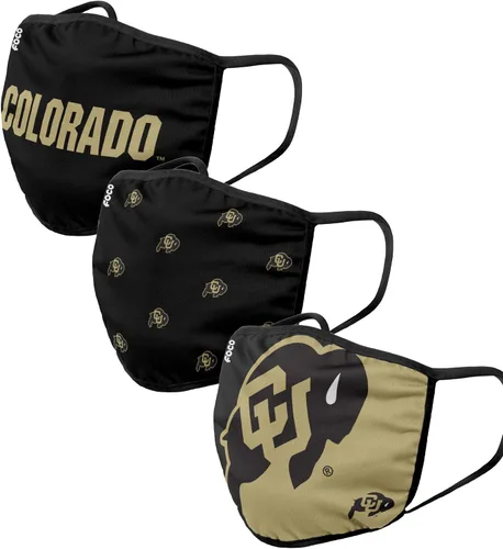 Vista 93 de FOCO - Cubrebocas universitario de la NCAA para adultos (unisex, 3 unidades)