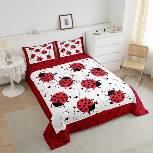 Vista 128 de Erosebridal Juego de edredón de hojas de cannabis, juego de ropa de cama de marihuana con estampado colorido de plantas, decoración bohemia de 2