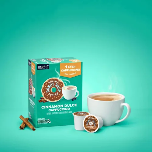 Vista 7 de The Original Donut Shop - Cápsulas de One-Step Cinnamon Dulce Cappuccino para K-Cup, 60