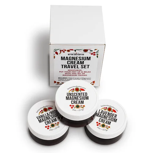 Vista 10 de Better Shea Butter Crema de magnesio Lavanda Alivia los calambres en las piernas y la tensión muscular Loción nocturna para embarazo, niños