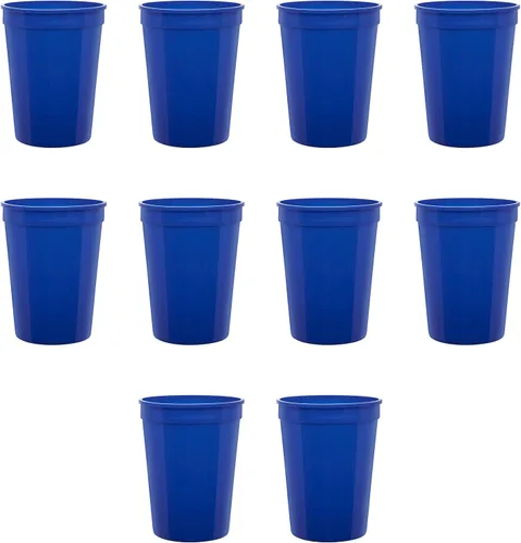Vista 9 de DISCOUNT PROMOS Vasos de plástico personalizados + tamaño de 12 onzas + diseño de fiesta desechable + juego a granel (10, 50 o 100) ideal
