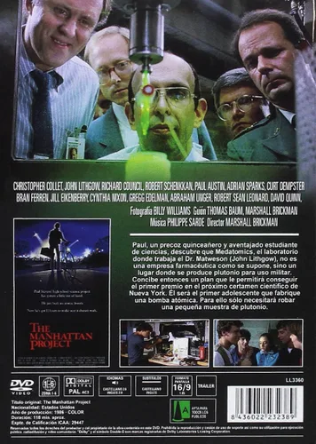 Vista 2 de The Manhattan Project - Juguete mortal Non-usa Format Pal -Import- Spain