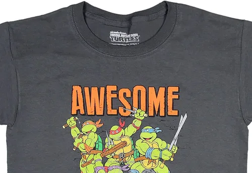 Vista 3 de Teenage Mutant Ninja Turtles - Camiseta para niño con diseño de Awesome Like A Ninja