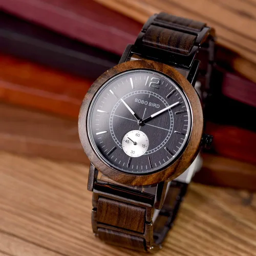 Vista 2 de BOBO BIRD Relojes de pulsera de cuarzo de moda para mujer con estilo casual