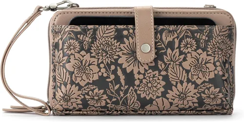 Vista 4 de Sakroots Artist Circle - Cartera/Brazalete grande para teléfono celular Aqua World