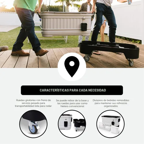 Vista 5 de Igloo Hard Cooler Polar & Party Bar Series Insulated Ice Chests