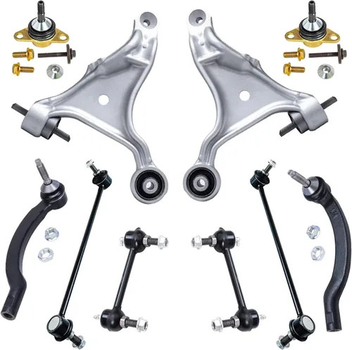 Vista 94 de Detroit Axle - Kit de suspensión frontal de 10 piezas para Dodge Avenger 2008-2014, Chrysler Sebring 2007-2010, 2 brazos de control inferiores, 2