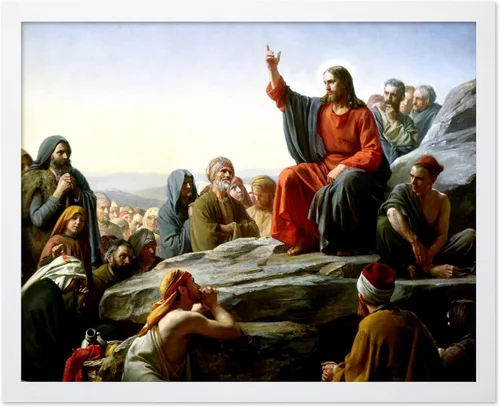 Vista 81 de Poster Master Póster de retrato vintage, impresión cristiana retro, regalo para religiosos, amigos, cara de Jesucristo, sudario de Turín, Biblia