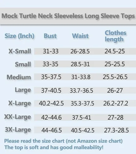 Vista 6 de MANGDIUP Camisetas básicas de manga larga con cuello alto falso para mujer