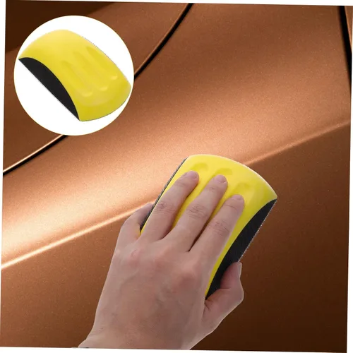 Vista 4 de OSALADI Bloque de lijado manual en forma de ratón, almohadilla de pulido de diseño ergonómico para comodidad Material para espacios reducidos