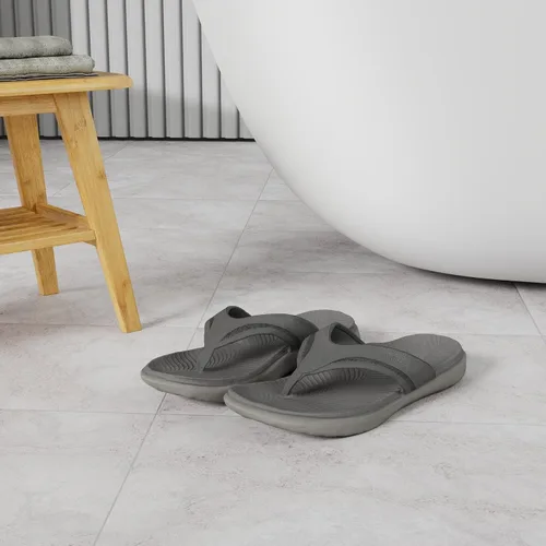 Vista 2 de KuaiLu - Sandalias deportivas para hombre, cómodas, con soporte ortopédico para el arco y fascitis plantar, para exteriores, verano o playa, tallas