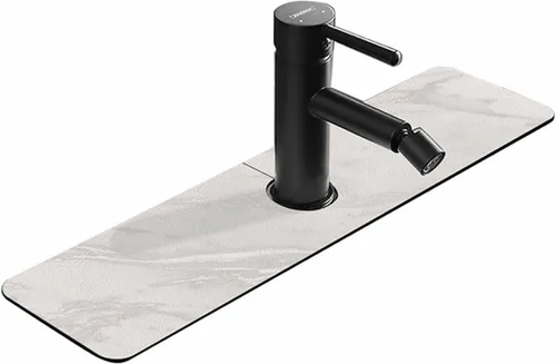Vista 6 de Protector contra salpicaduras para grifo de fregadero de cocina, tapete absorbente de grifo, alfombrilla de silicona para atrapar agua