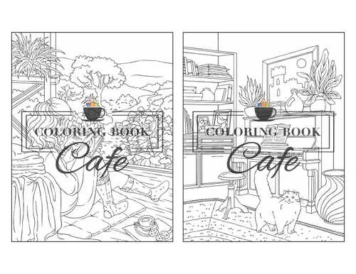 Vista 6 de Home Sweet Home Coloring Book for Adults Fun and Relaxing Interior Home Designs with Beautifully Furnished Rooms and Welcoming Outdoor Spaces