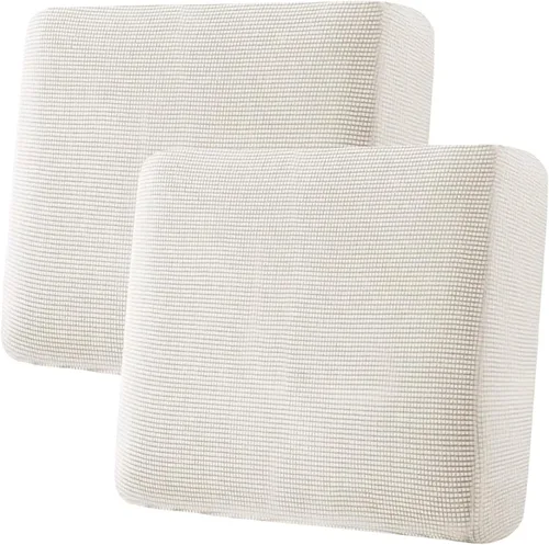Vista 381 de H.VERSAILTEX Fundas de Cojín de Asiento Individuales Super Elásticas Fundas de Sofá Fundas de Cojín de Sofá Fundas Deslizables Juegos Tela de Sarga