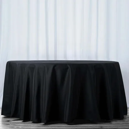 Vista 59 de Efavormart - Mantel redondo de poliéster de 90 pulgadas sin costuras de calidad comercial para banquetes de boda, restaurante