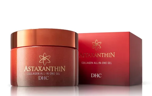Vista 7 de DHC Astaxantina - Gel todo en uno de colágeno iluminador, hidratante facial diurno, ligero, tonificante, hidratante, absorbe rápidamente, sin