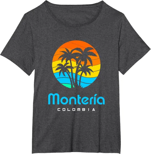 Vista 26 de Camiseta Montería Colombia, Negro