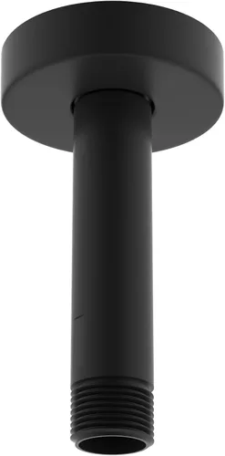 Vista 10 de Hibbent Brazo de ducha montado en el techo de metal, extensión de cabezal de ducha con brida, brazo de ducha recto de acero inoxidable para cabezal