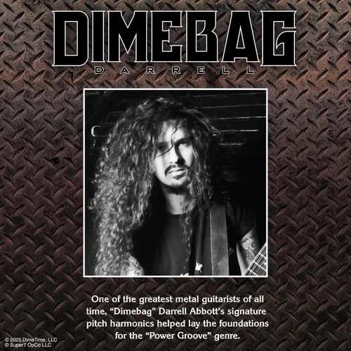 Vista 7 de Super7 Dimebag Darrell Figuras de Reacción Ola 01 - Dimebag Darrell (Culprit) Figura de Acción