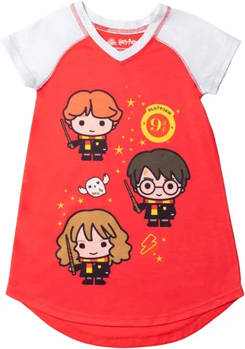 Vista 3 de Harry Potter Conjunto de pijama de 3 piezas camisa y pantalones de camisón