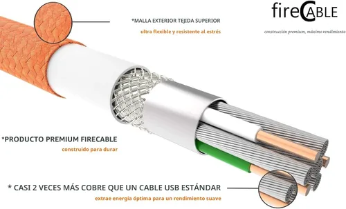 Vista 5 de Firecable Plus – Alimenta el Amazon Fire TV Stick directamente desde el puerto USB de la pantalla de TV plana. Quita la necesidad de un salida AC.
