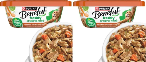Vista 16 de Comidas preparadas Purina Beneful, comida para perro, paquete surtido, 10 onzas Tubo, paquete de 8