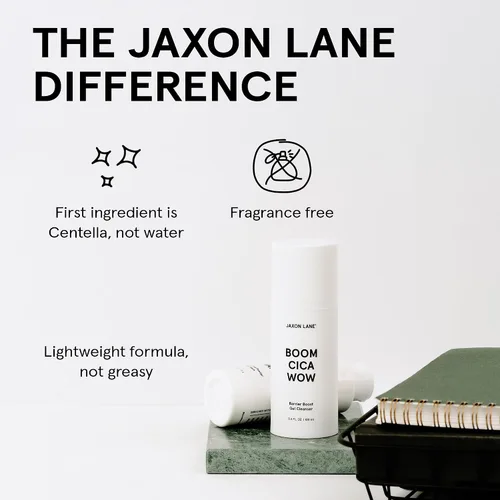 Vista 4 de Jabón facial Centella para hombres Cuidado de la piel: BOOM CICA WOW - Gel limpiador hidratante para piel grasa, seca, propensa al acné, limpiador