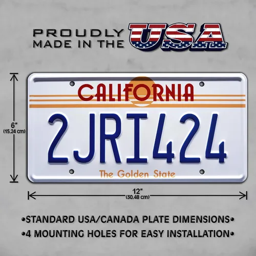 Vista 4 de Fast and Furious Toretto + 2JRI424 Placas de Matrícula Metálicas Estampadas