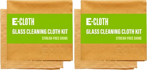 Vista 11 de E-Cloth Paño de limpieza de ventanas, embalaje ecológico, paño de limpieza de vidrio, ventanas sin rayas con solo agua, kit de toallas de microfibra
