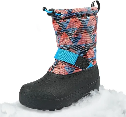 Vista 28 de Northside Frosty Botas de nieve de invierno aisladas con parte superior de nailon resistente al agua, forro de secado rápido, plantilla de EVA Baya