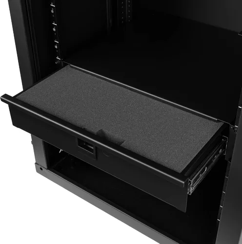 Vista 7 de Gator Rackworks - Cajón estándar de montaje en rack de 2U con interior de espuma y cerradura, 14.2 pulgadas de profundidad (GRW-DRWDF2)