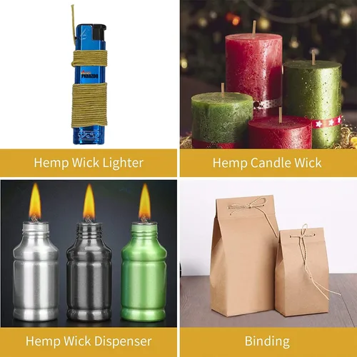 Vista 3 de PXBBZDQ Bobina de cera de abejas 100% orgánico con revestimiento de cera de abejas natural para hacer velas, velas DIY (200 pies, 0.039 in)