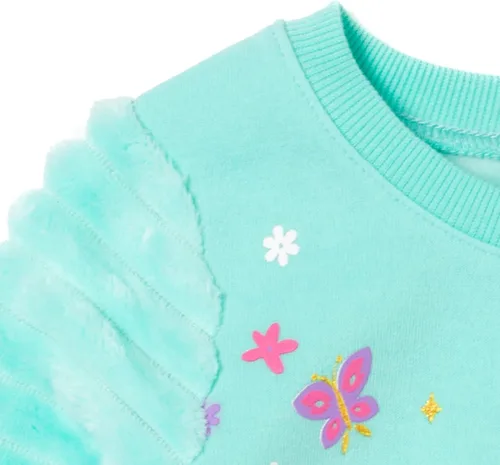 Vista 3 de Disney Lilo & Stitch Encanto Minnie Mouse Stitch Isabela Mirabel Girls Fleece Fur Sweatshirt Toddler to Big Kid