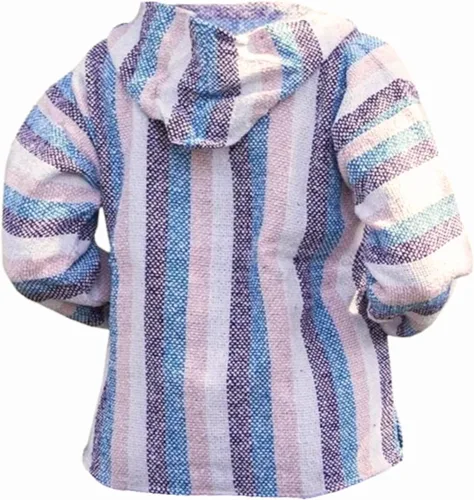 Vista 3 de Suéter con capucha Mexicana Baja para niños y niñas