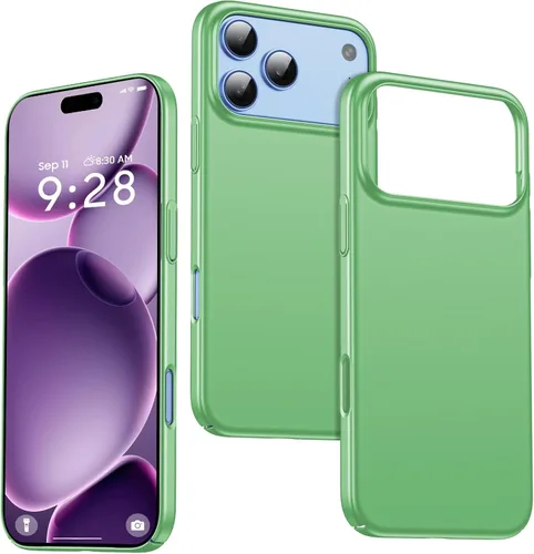 Vista 28 de GRECAZO Funda delgada para iPhone 16 Pro Max, ultra fina, color negro