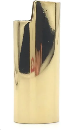 Vista 7 de Mini metal encendedor caso cubierta titular color oro para BIC Mini tamaño encendedor J5
