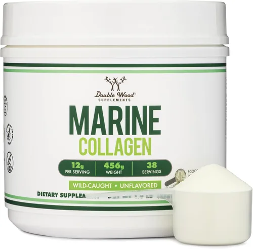 Vista 8 de Double Wood Supplements Colágeno Líquido Premium - 2500mg de Colágeno Bovino Hidrolizado (Tipo 1, 3 y de Ganado Alimentado con Pasto) - 32 Porciones