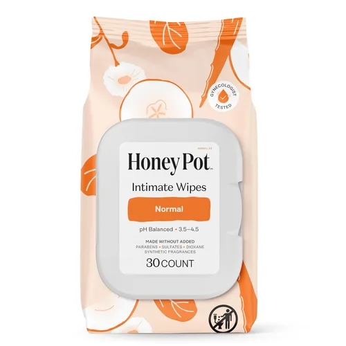 Vista 15 de The Honey Pot Company - Toallitas femeninas - Envueltas individualmente - Toallitas diarias con equilibrio de pH, sin fragancia y sin sulfato