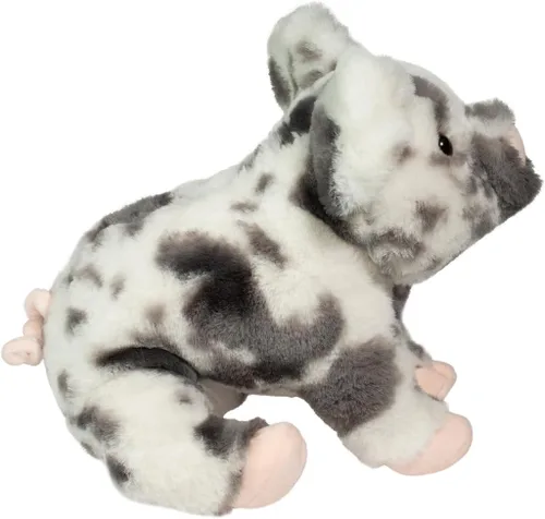 Vista 5 de Douglas Zoinkie - Peluche de cerdo manchado suave