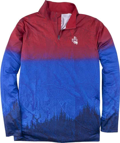 Vista 5 de Legendary Whitetails Camisa Shoal Performance con cremallera de 1/4 para hombre Americana Gran Juego