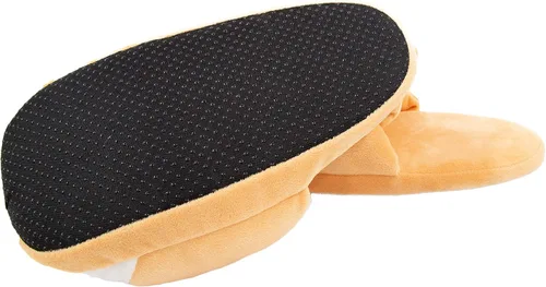 Vista 2 de Nayothecorgi Pantuflas Corgi suaves - Talla única, Naranja
