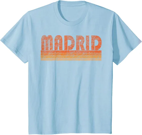 Vista 9 de clásico Retro Madrid playera, hombre 3XL, Asphalt Negro