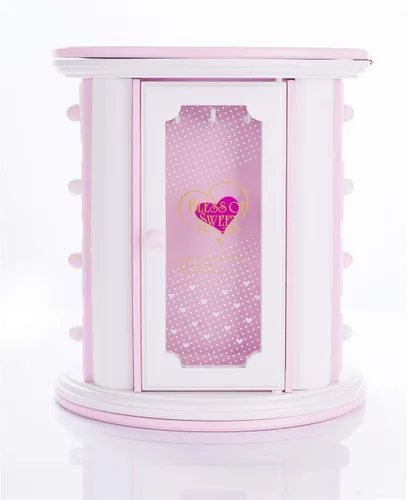 Vista 5 de Caja de joyería musical collar caja de almacenamiento mujeres niños joyería organizador caja