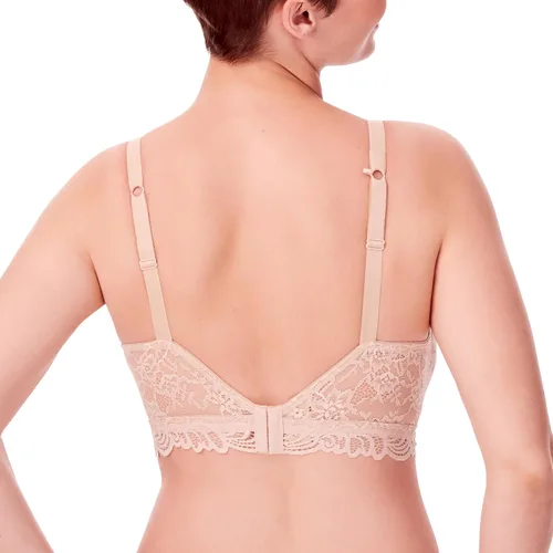 Vista 3 de Bali Brasier de encaje Desire sin varillas, cobertura completa, sin varillas, para mujer