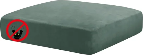 Vista 123 de MAXIJIN Fundas de cojín elásticas de terciopelo para sofá, funda de cojín suave de repuesto para sofá de dos plazas, protector de asiento