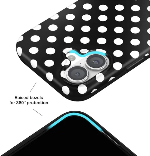 Vista 604 de VELVET CAVIAR Funda para iPhone 15, compatible con MagSafe, probada contra caídas de 10 pies, fundas protectoras de diseño, leopardo color rosa