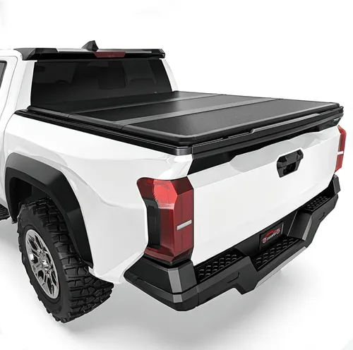 Vista 27 de Cubierta rígida de tres pliegues para Toyota Tacoma 2005-2015 con caja de 5 pies
